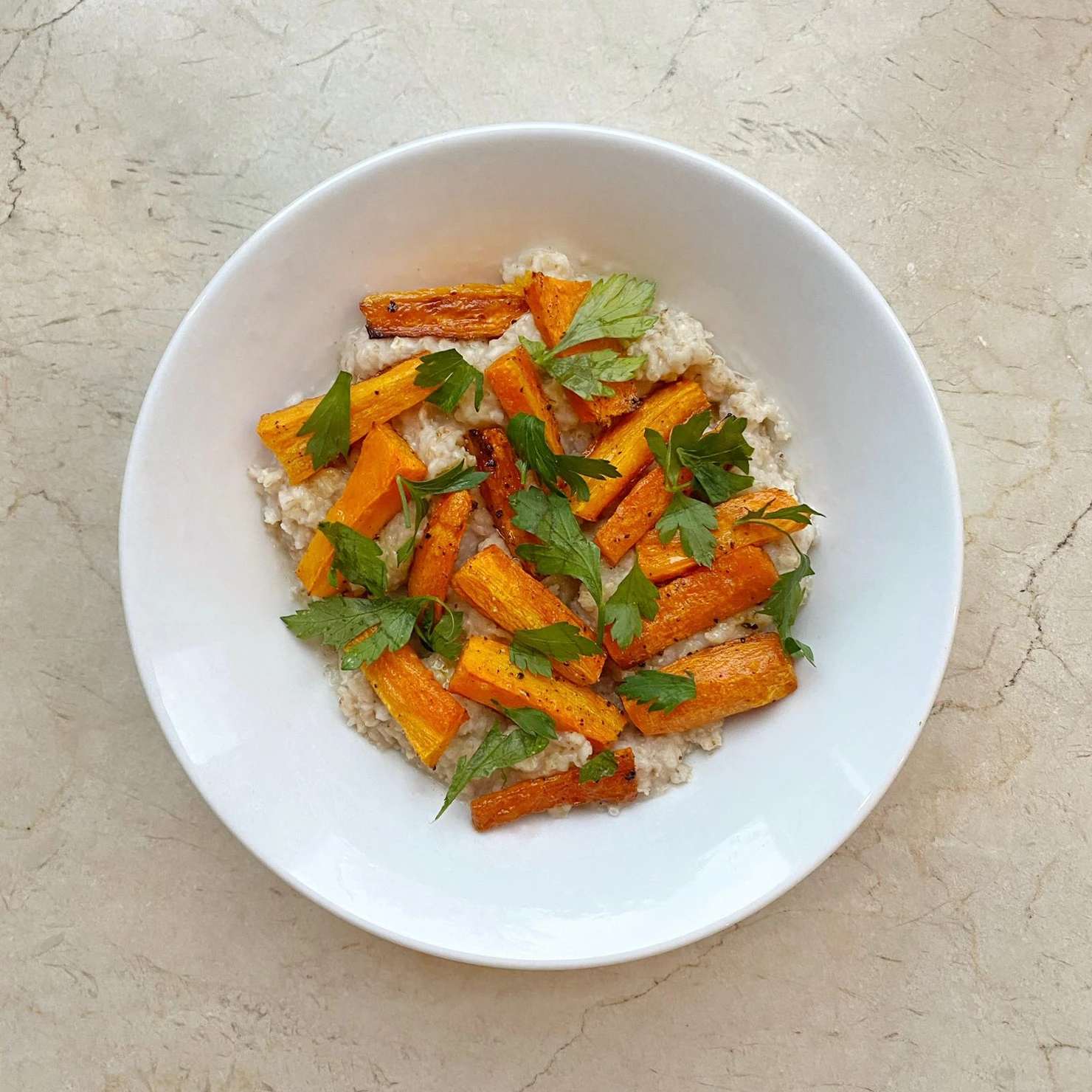 Roasted Root Vegetables & Lemon Herbed Oats Roasted Root Vegetables & Lemon Herbed Oats