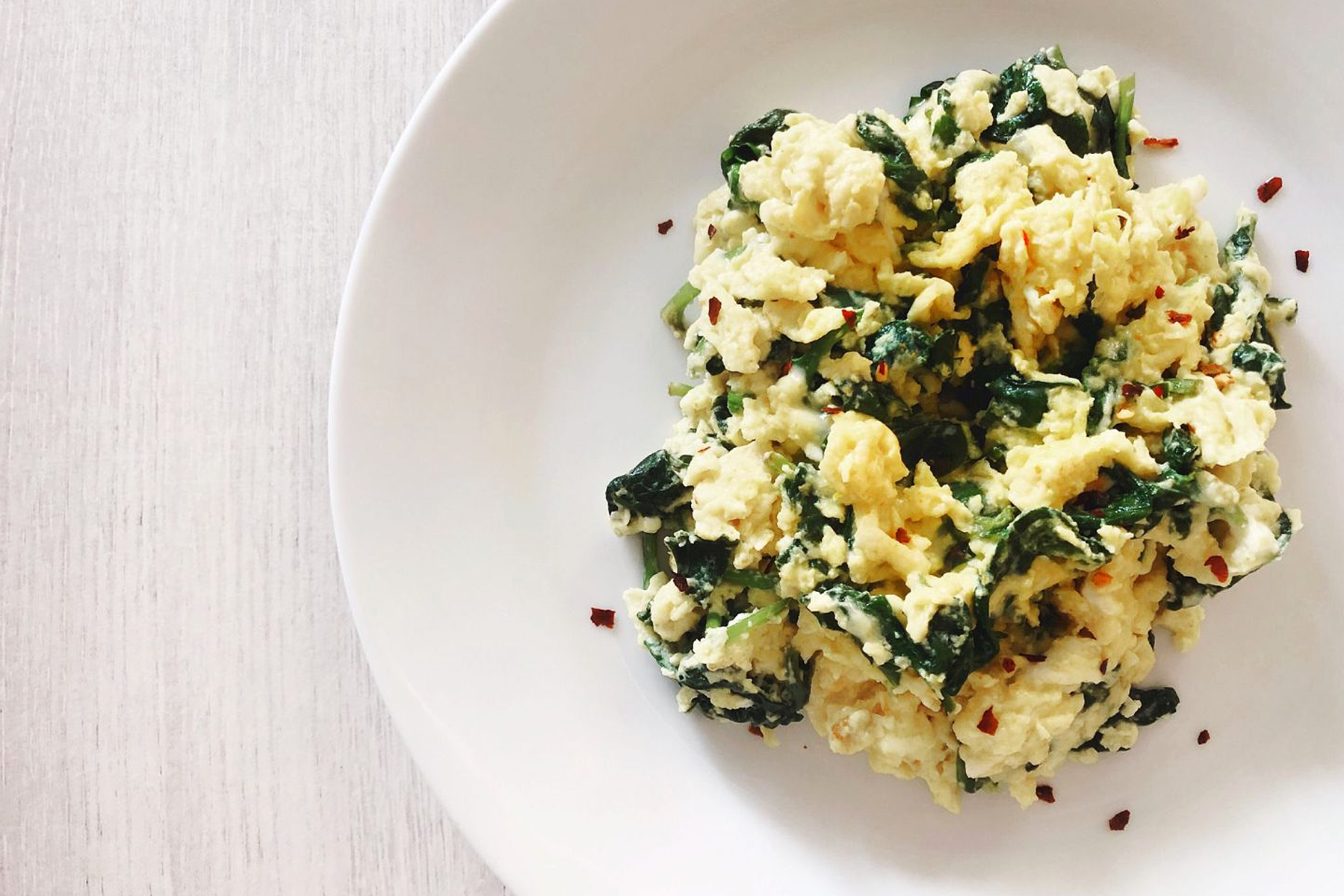 Spinach And Egg Scramble