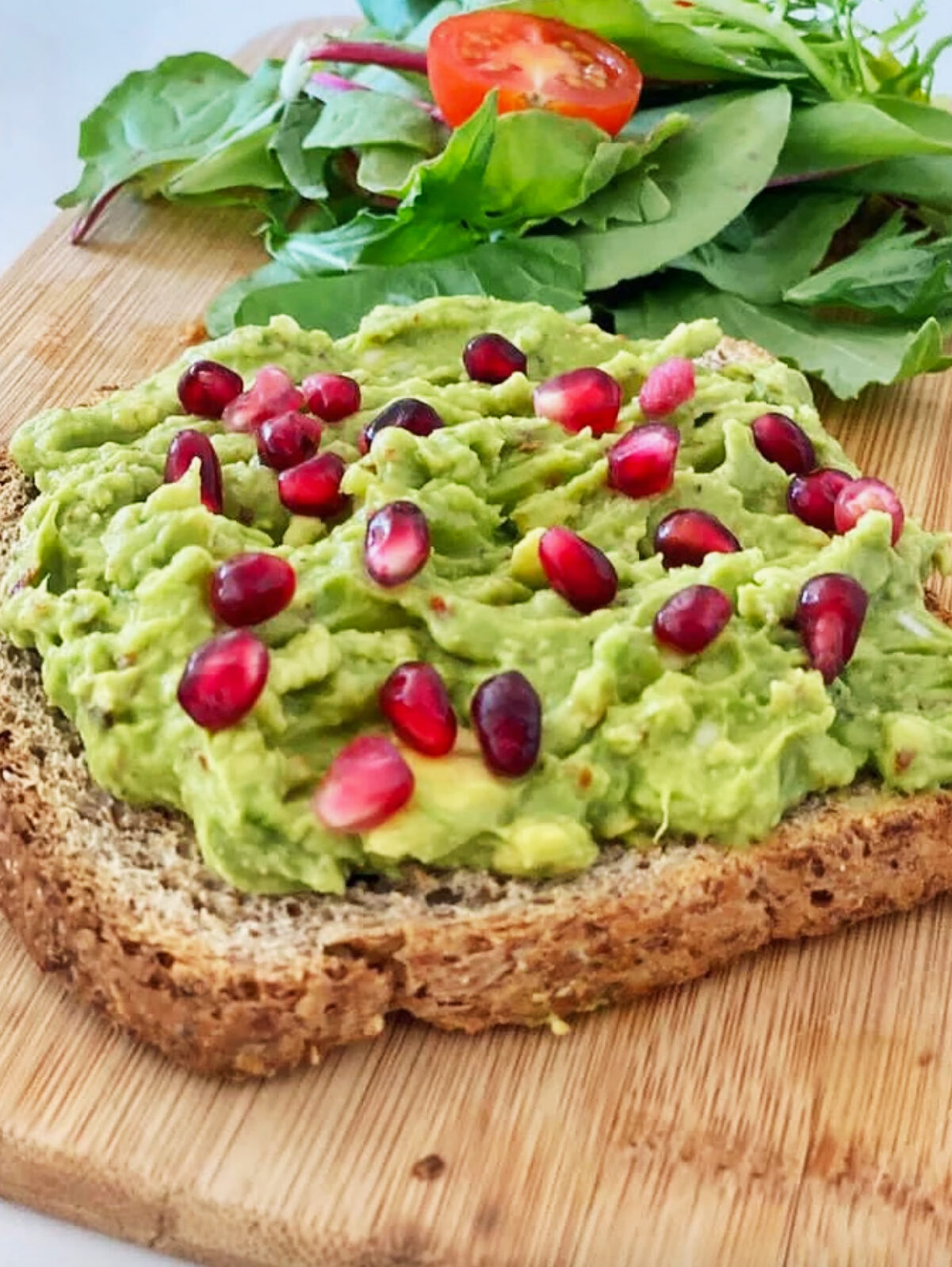 avocado toast with pomegranate recipe